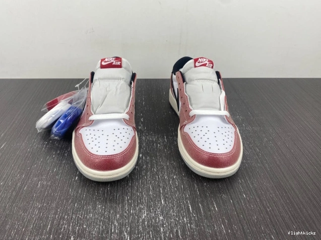 ROOM TROPHY X LOW 'RED OG 1 AIR FN0432-017 BLACK' JORDAN 1203